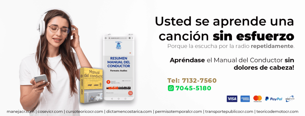 manual del conductor en audios