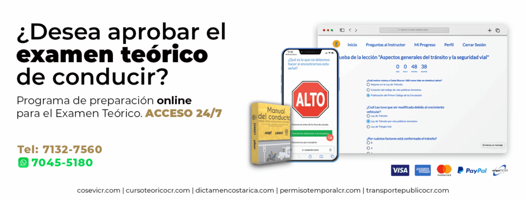 Curso teórico de conducir