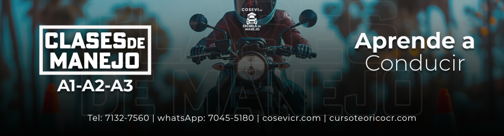 clase de manejo para licencia de moto