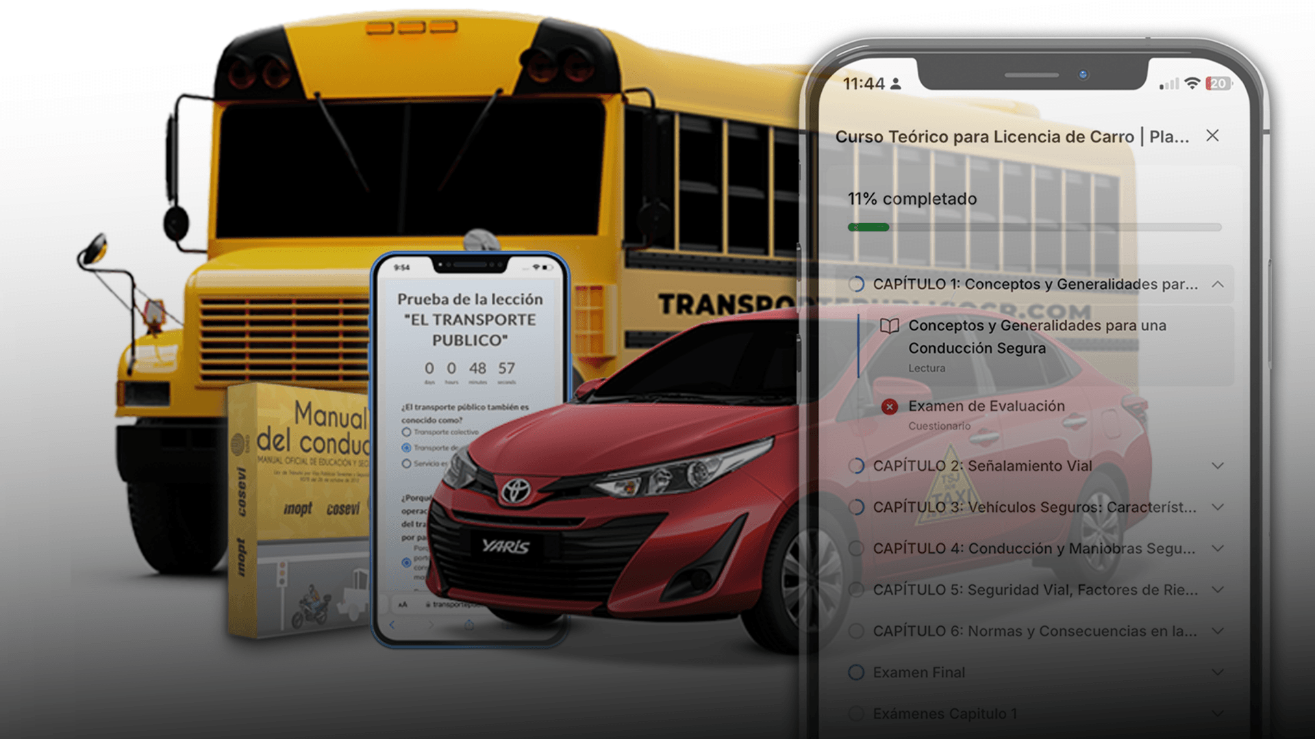 Curso teórico de transporte público