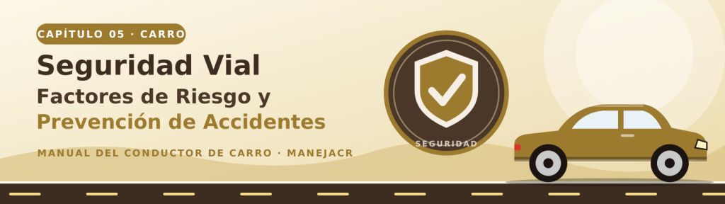 Portada del Capítulo 5 del manual de carro Costa Rica: seguridad vial